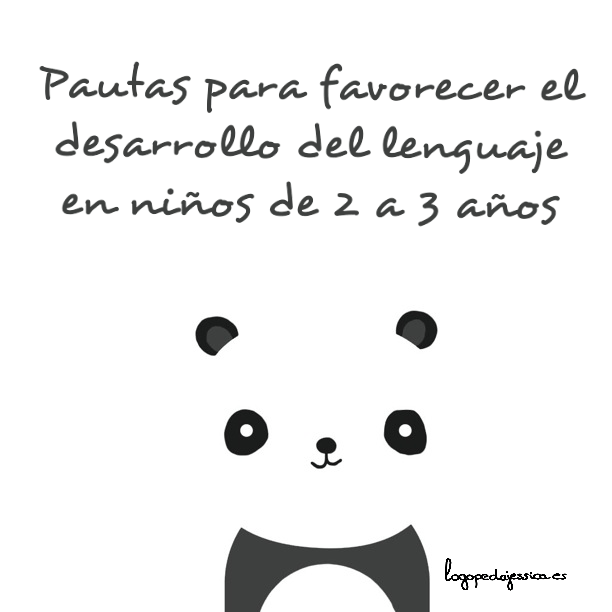pautas para favorecer el lenguaje de niños de 2 a 3 años